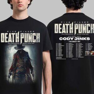 Five Finger Death Punch 20th Anniversary 2026 Tour Shirt